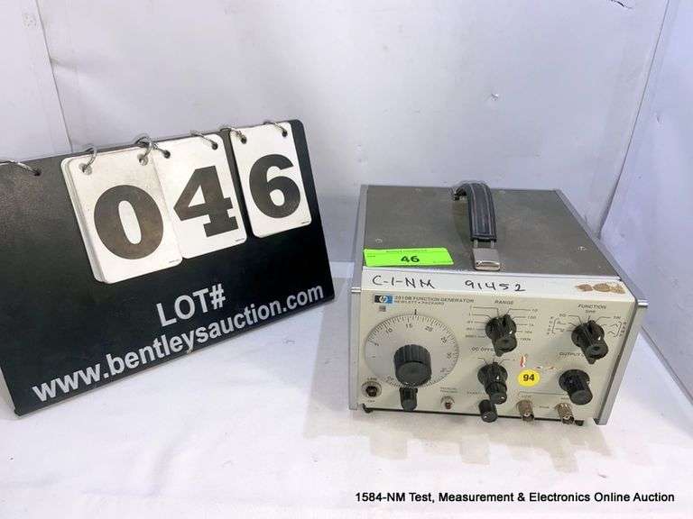 HP 3310B FUNCTION GENERATOR Bentley & Associates, LLC
