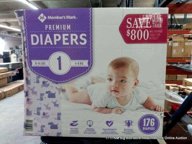 MEMBER'S MARK DIAPERS, 8 LB 14 LB Bentley & Associates, LLC