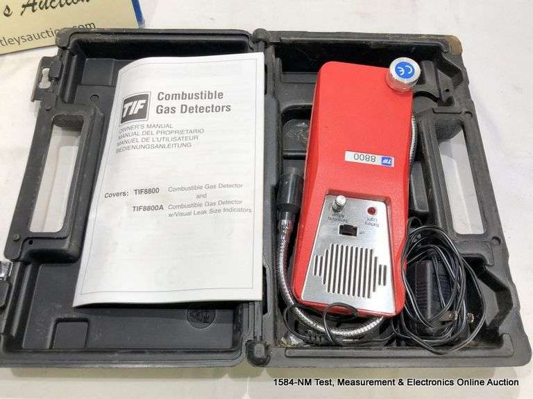 TIF 8800 COMBUSTIBLE GAS DETECTOR Bentley & Associates, LLC