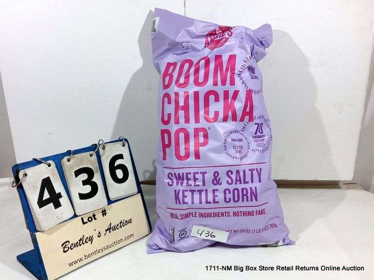 BOOM CHICKA POP POPCORN, 25 OZ Bentley & Associates, LLC