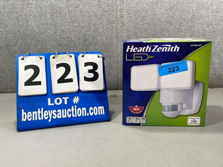HEATH ZENITH LED 180 DEGREES MOTION DETECTION LIGHT 2LEVEL Bentley