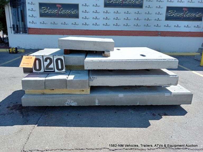 CONCRETE SLABS 236"X36", 254"X63", 312"X70", 170"X100" ALL SLABS