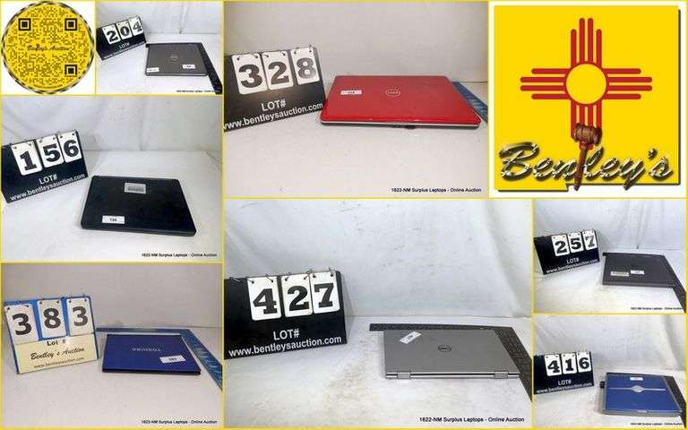 1622-NM Surplus Laptops Online Auction