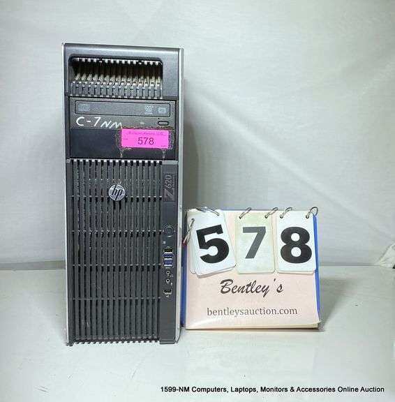 HP WORKSTATION Z620 XEON DESKTOP NO POWER CORD MISSING PARTS AS