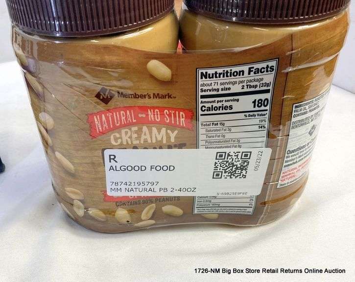 MEMBER'S MARK PEANUT BUTTER SPREAD Bentley & Associates, LLC