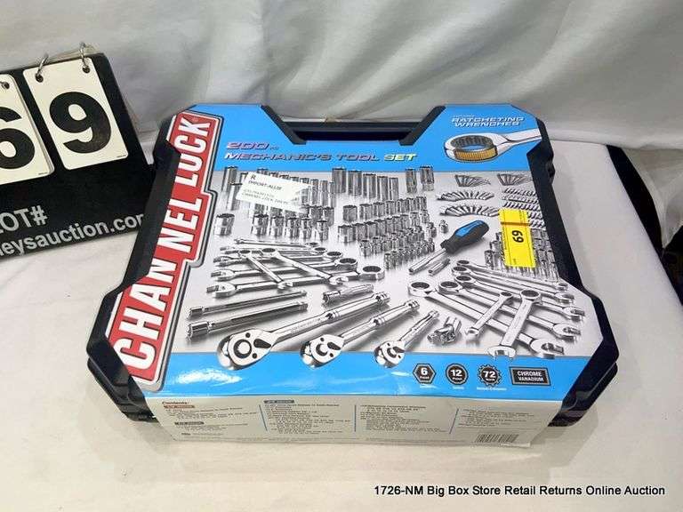 CHANNEL LOCK 200 PIECE MECHANICS TOOL SET Bentley & Associates, LLC