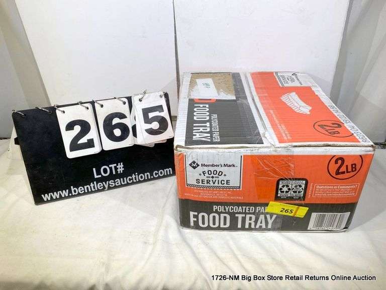 MEMBER'S MARK POLY COATED PAPER FOOD TRAY 750 TRAYS Bentley & Associates, LLC