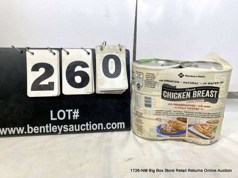 MEMBER'S MARK PREMIUM CHUNK CHICKEN BREASTS IN WATER 6 CANS Bentley