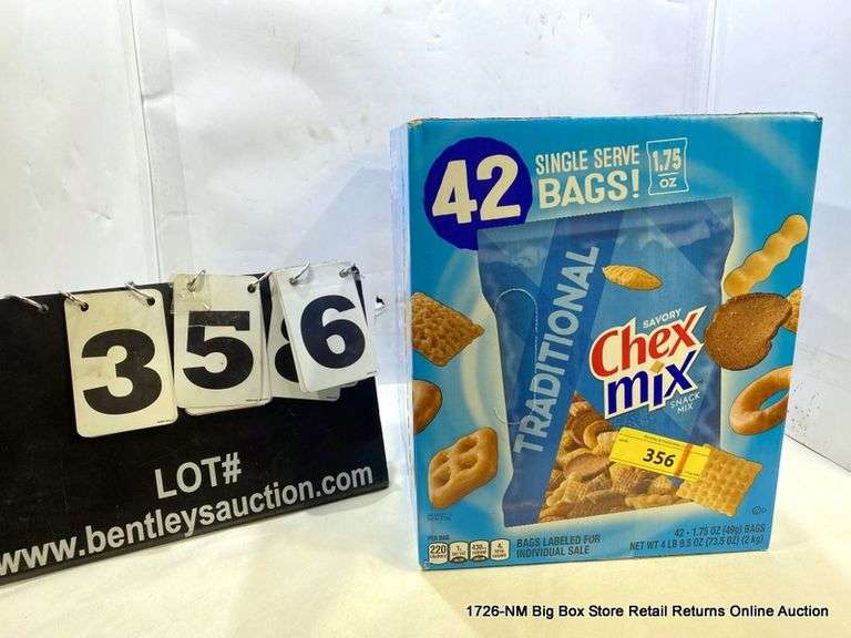 CHEX MIX SINGLE SERVE BAGS Bentley & Associates, LLC