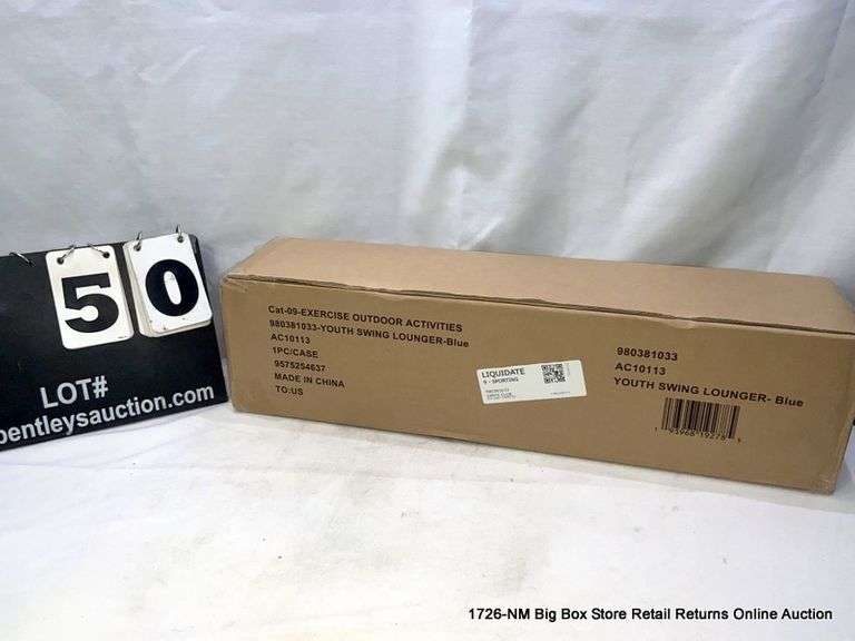 YOUTH SWING LOUNGER BLUE Bentley & Associates, LLC