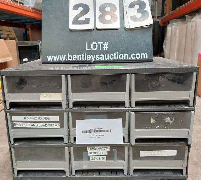 9 DRAWER BOLT BIN Bentley & Associates, LLC