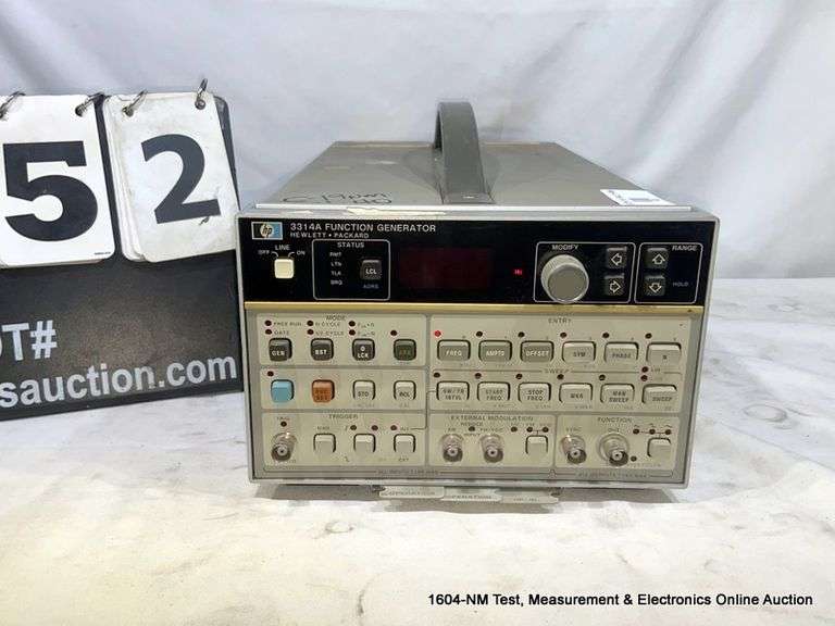 HP 3314A FUNCTION GENERATOR Bentley & Associates, LLC