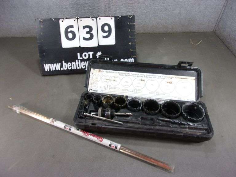 MORSE AT100 MAINTENANCE HOLE SAW KIT & BRAZING ROD Bentley