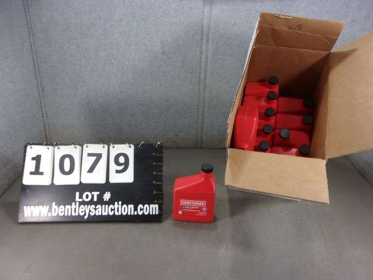 BOX 13 20 OZ. 4 CYCLE LAWN MOWER OIL BOTTLES Bentley & Associates, LLC