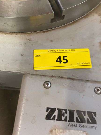 ZEISS DML-13576 460 12 ROTARY TABLE - Bentley & Associates, LLC