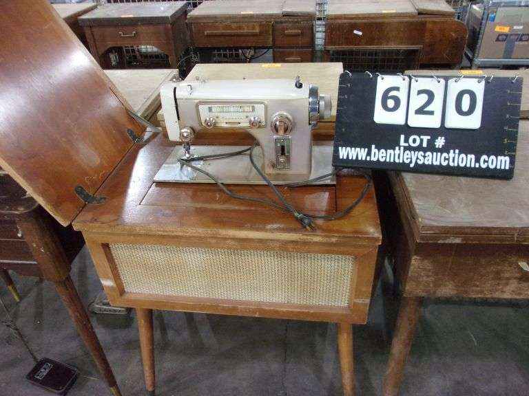 VINTAGE KENMORE SEWING MACHINE IN TABLE Bentley & Associates, LLC