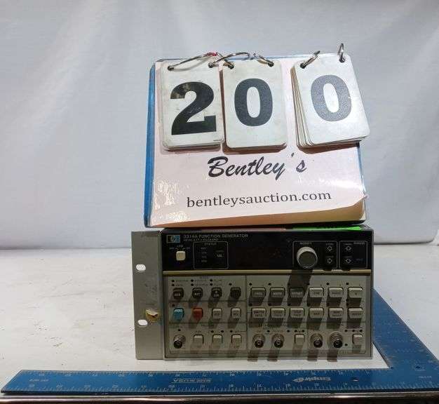 HP 3314A FUNCTION GENERATOR Bentley & Associates, LLC