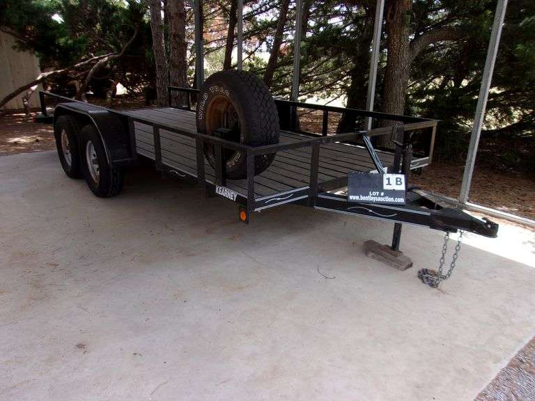 2010 KEARNEY TRAILERS 16’ UTILITY FLATBED TRAILER Bentley