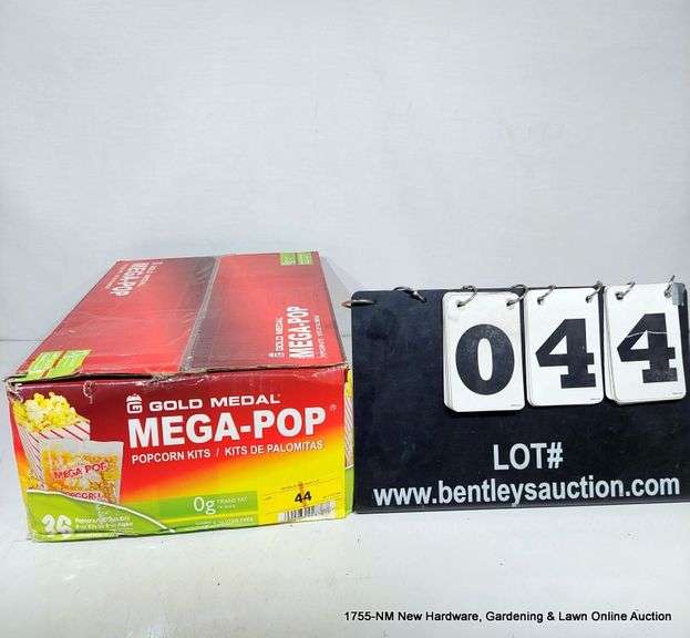 BOX GOLD MEDAL MEGAPOP POPCORN KITS 36 PER BOX Bentley