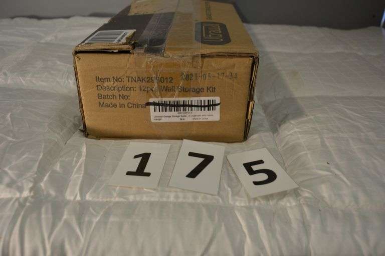 Ultrawall Garage Storage System, 12 Pcs Wall Storage Kit (New in