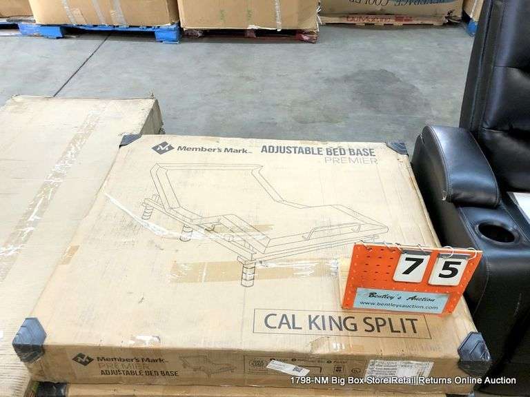 MEMBER'S MARK PREMIER ADJUSTABLE BED BASE - CAL KING SPLIT - Bentley ...