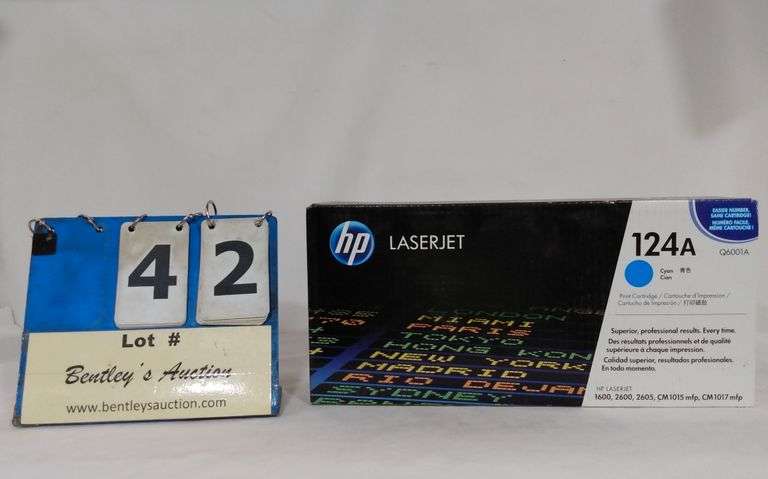 HP Q6001A TONER-CYAN - Bentley & Associates, LLC