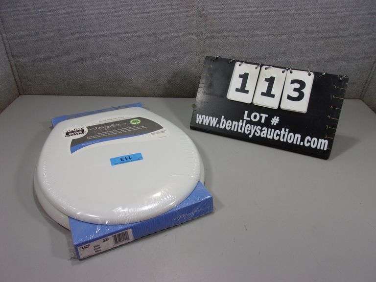 MAYFAIR "ROUND" WHITE TOILET SEAT REPLACEMENT Bentley & Associates, LLC