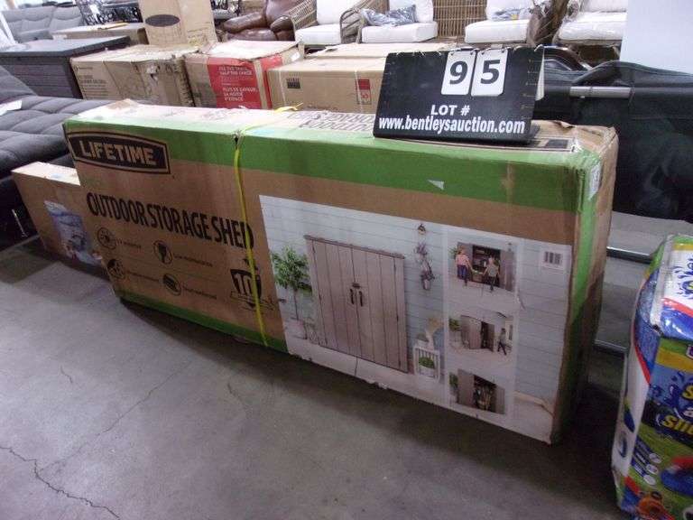 LIFETIME VERTICAL OUTDOOR STORAGE SHED **ASSEMBLY REQUIRED