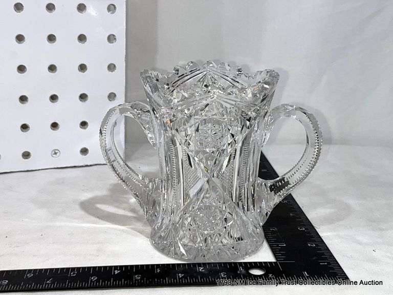 CUT GLASS SUGAR DISH Bentley & Associates, LLC