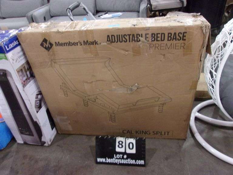 MEMBER'S MARK PREMIER ADJUSTABLE BED BASE CALIFORNIA KING SPLIT Bentley & Associates, LLC