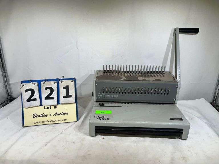GBC C250 COMBBIND BINDER Bentley & Associates, LLC