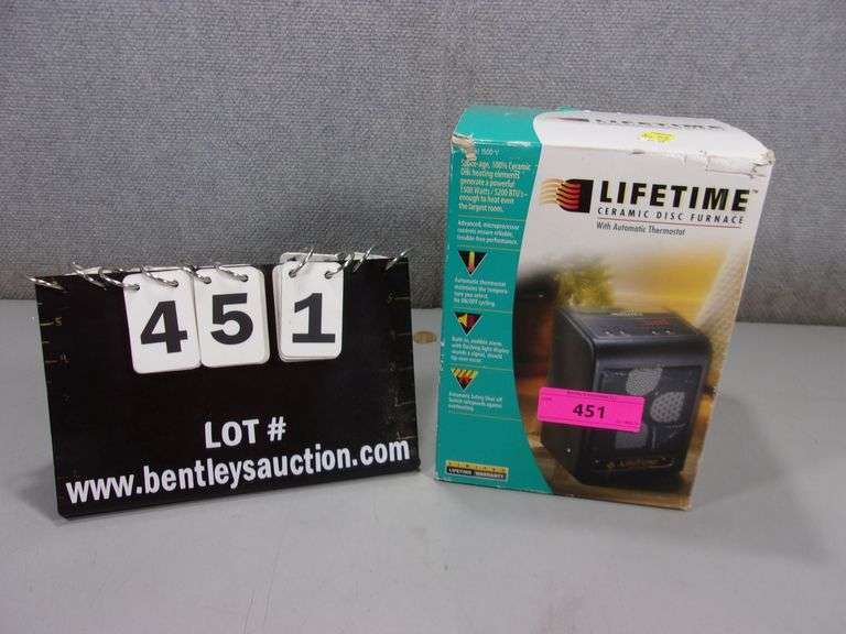 LIFETIME CERAMIC DISC COMPACT HEATER Bentley & Associates, LLC