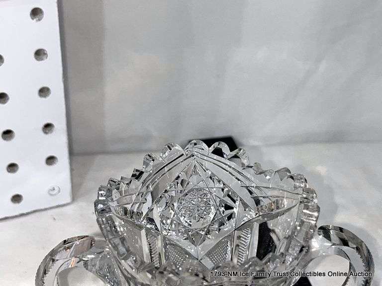 CUT GLASS SUGAR DISH Bentley & Associates, LLC