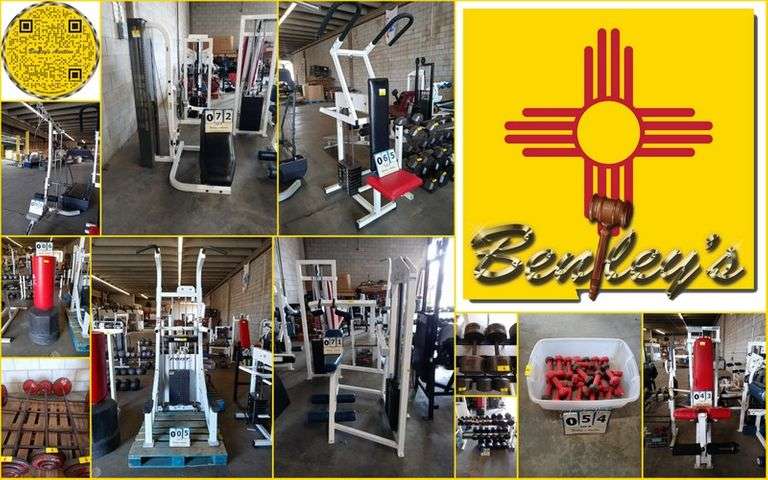 1787-NM Fitness & Workout Equipment Online Auction