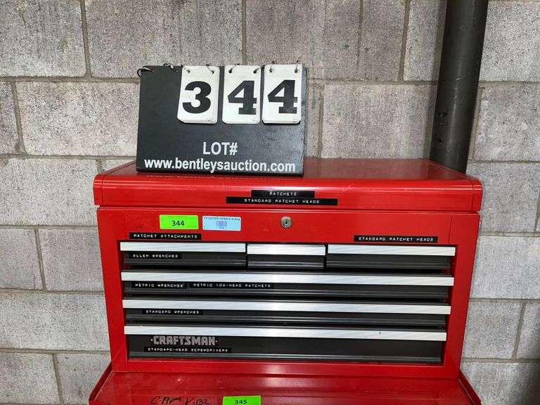 RED CRAFTSMAN 6DRAWER TOOLBOX Bentley & Associates, LLC