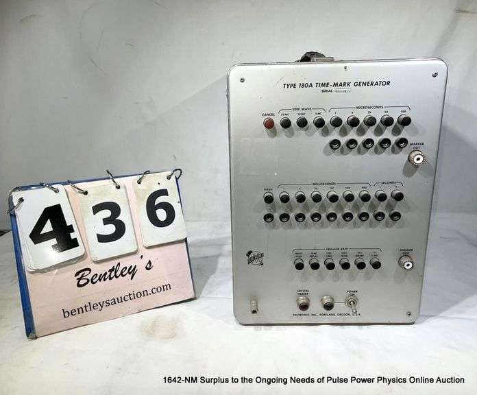 TEKTRONIX TYPE 180A TIME MARK GENERATOR Bentley & Associates, LLC