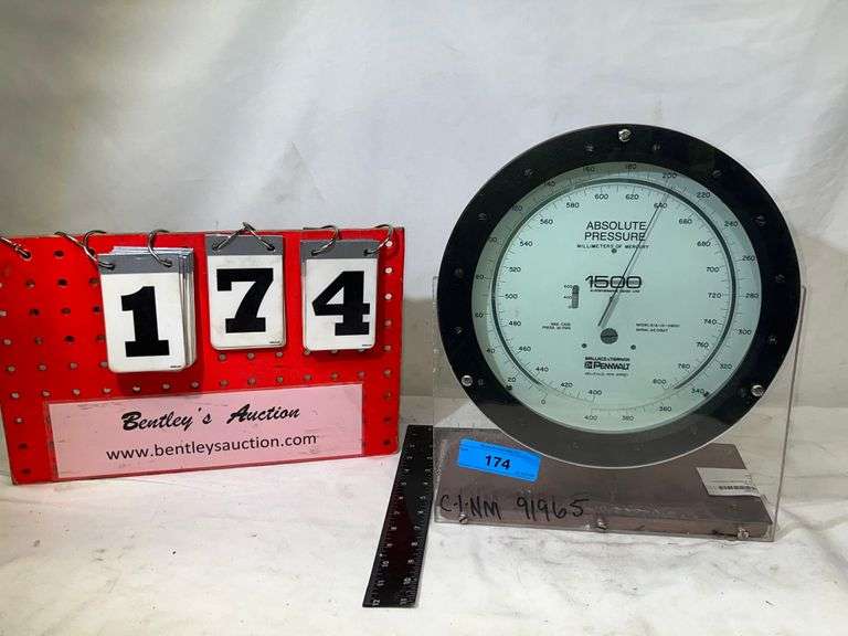 ABSOLUTE PRESSURE MILLIMETERS OF MERCURY HIPERFORMANCE GAUGE, SERIAL