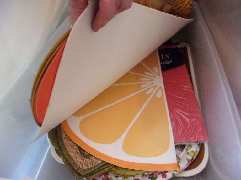 POLY CLEAR STORAGE CONTAINERS PLACEMAT Bentley & Associates, LLC