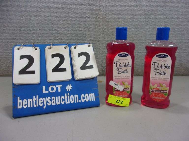 RASPBERRY VANILLA BUBBLE BATH SOAP (2X MONEY) Bentley & Associates, LLC