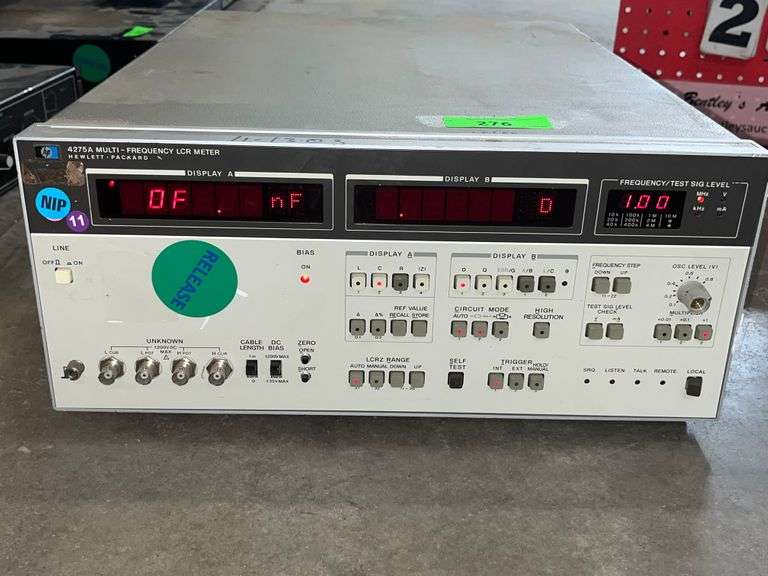 HP 4275A MULTI FREQUENCY LCR METER Bentley & Associates, LLC