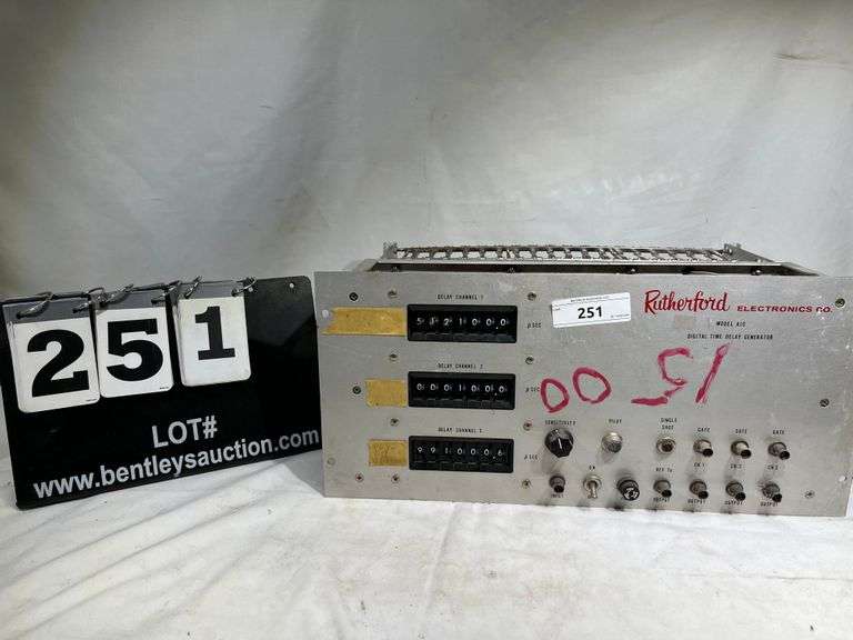 RUTHERFORD A10 DIGITAL TIME DELAY GENERATOR Bentley & Associates, LLC