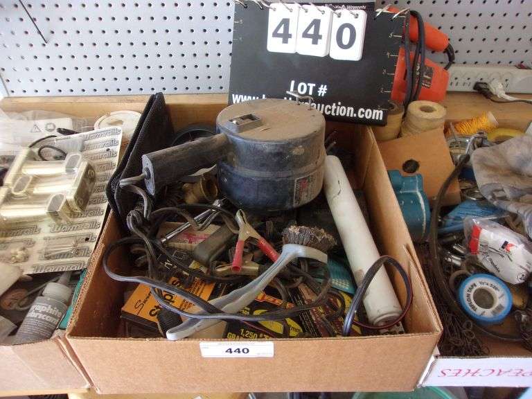 BOX HARDWARE, SPOTLIGHT, BRUSHES, STAPLE GUN Bentley & Associates, LLC