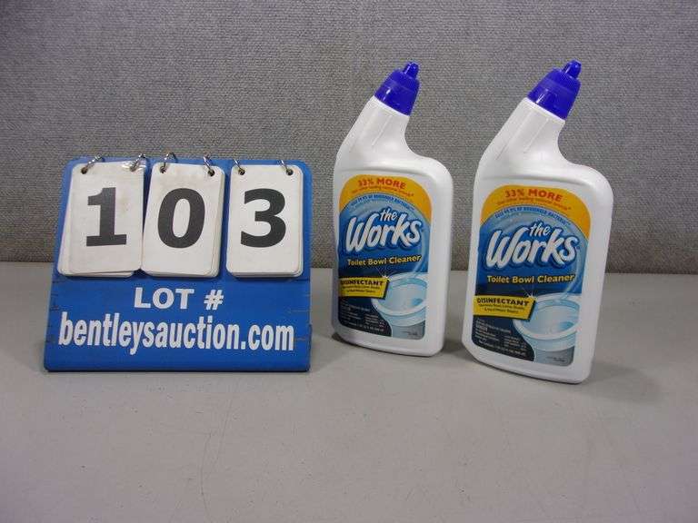 THE WORKS TOILET BOWL CLEANER 32 FL. OZ. (2X MONEY) Bentley