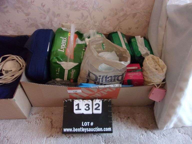 BOX ADULT DIAPERS & HEATING PAD Bentley & Associates, LLC