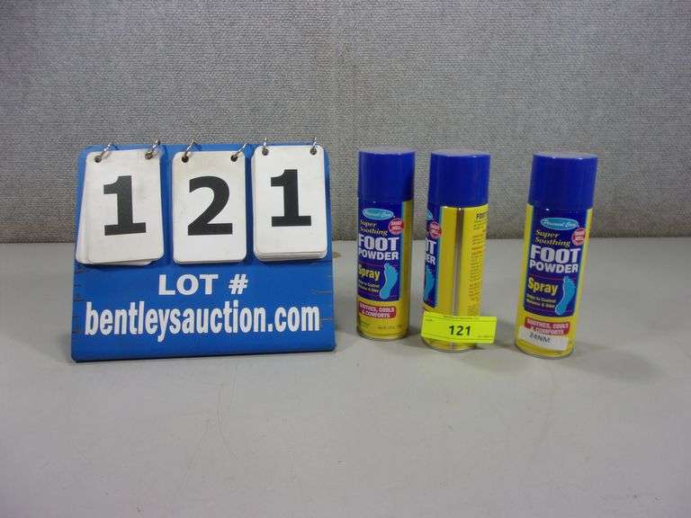 FOOT POWDER SPRAY HELPS W/ WETNESS AND ODOR (3X MONEY) Bentley & Associates, LLC