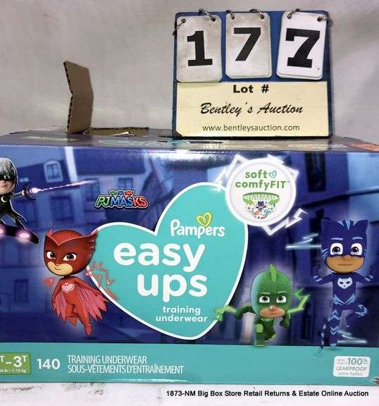 PJ MASKS PAMPERS EASY UPS 1T 3T, 140 CT. Bentley & Associates, LLC