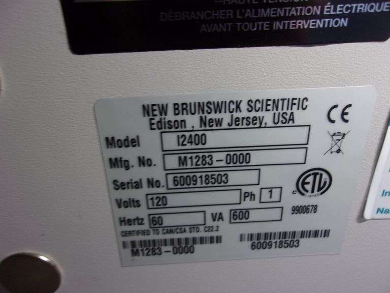 NEW BRUNSWICK SCIENTIFIC I2400 INCUBATOR SHAKE (FIRE LABEL) Bentley