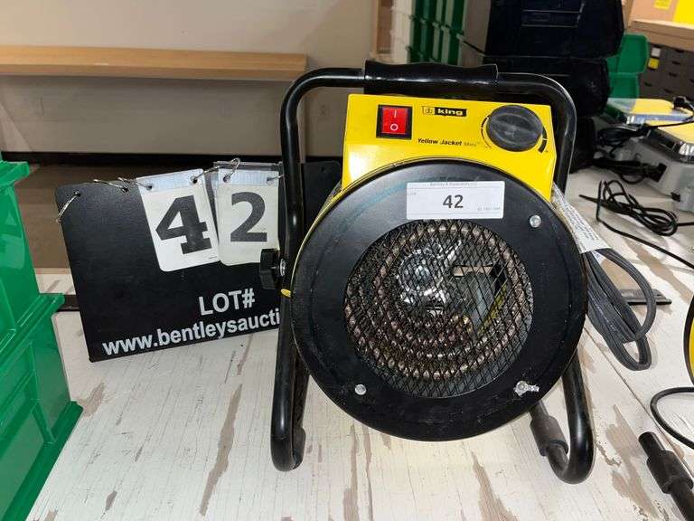 KING PSH 1215T FAN HEATER YELLOW JACKET MINI Bentley & Associates, LLC
