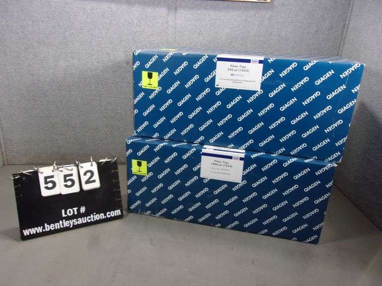 STACK 2 BOXES QIAGEN FILTER TIPS 200 UL & 1000 UL Bentley