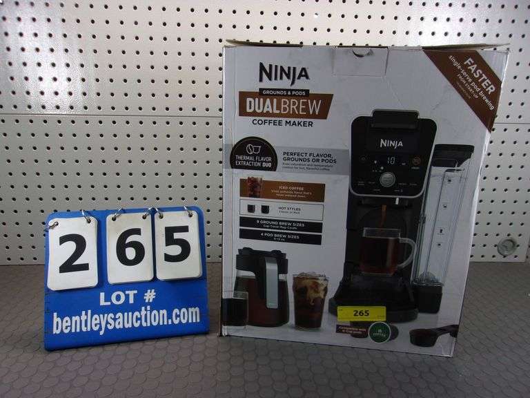 NINJA DUAL BREW COFFEE MAKER GROUNDS & PODS Bentley & Associates, LLC